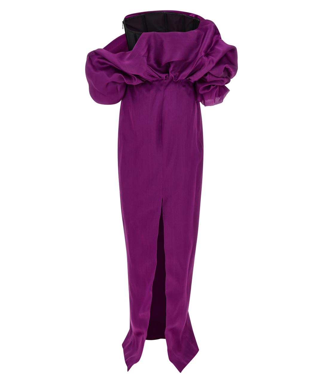 TOM FORD Фиолетовое шелковое вечернее платье, фото 2