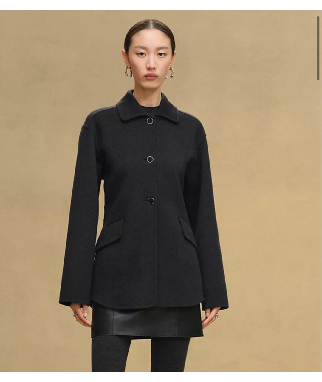 HERMES Серое кашемировое пальто, фото 7