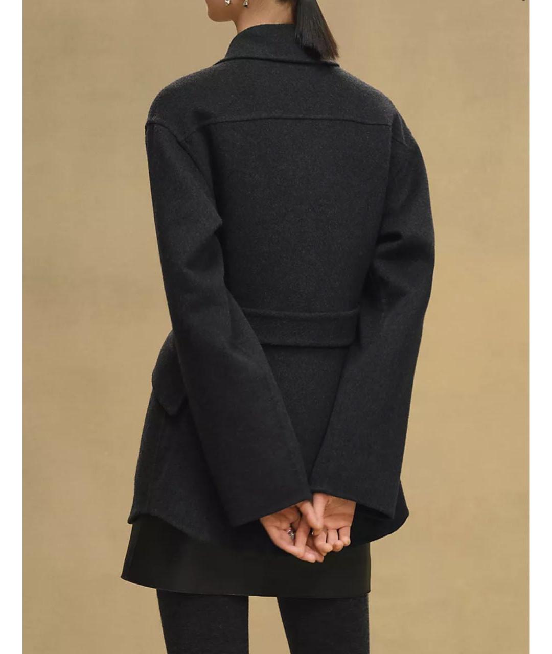 HERMES Серое кашемировое пальто, фото 4
