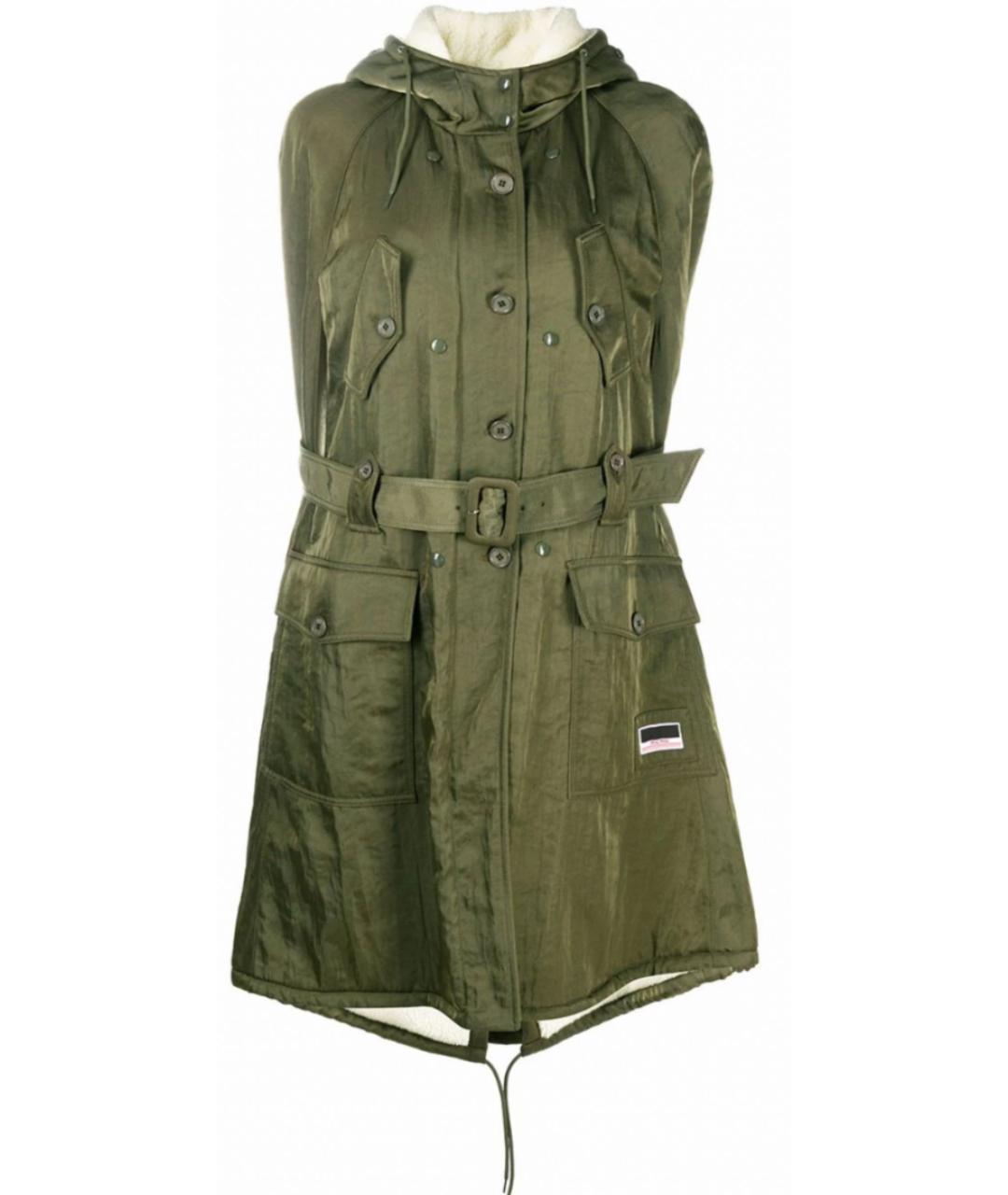 MIU MIU Зеленая полиамидовая парка, фото 9