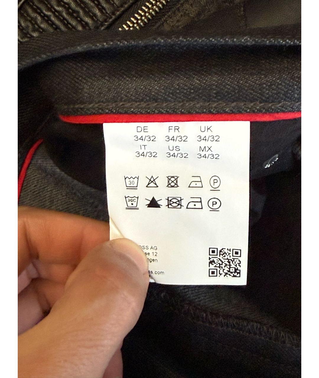 HUGO BOSS Темно-синие джинсы, фото 7