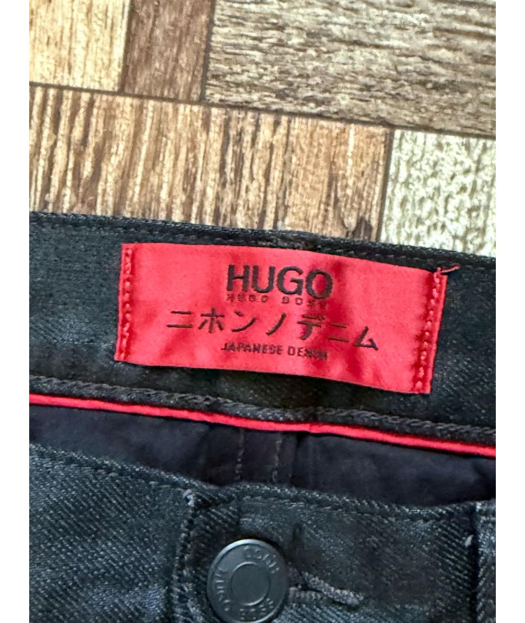 HUGO BOSS Темно-синие джинсы, фото 5