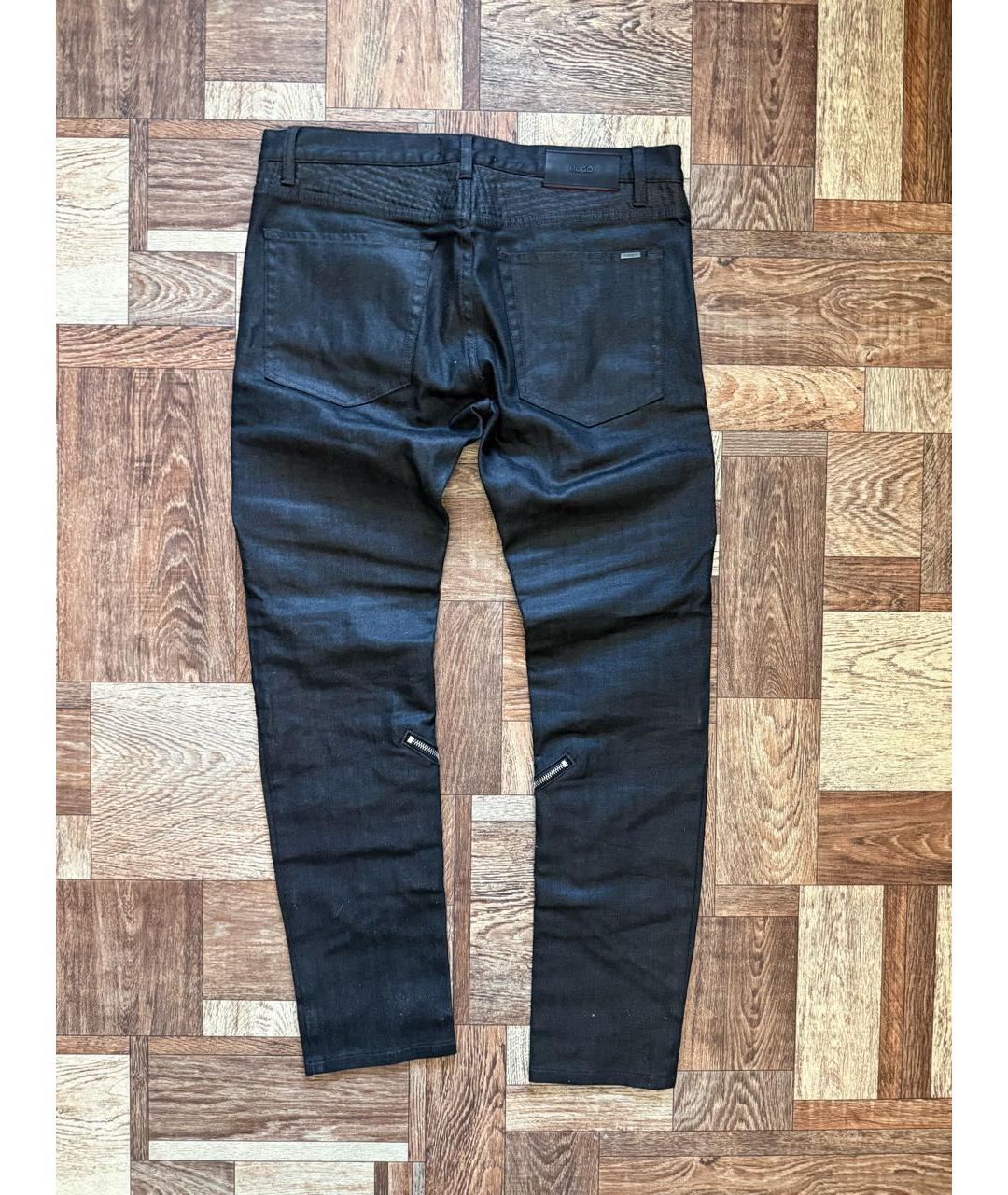 HUGO BOSS Темно-синие джинсы, фото 4
