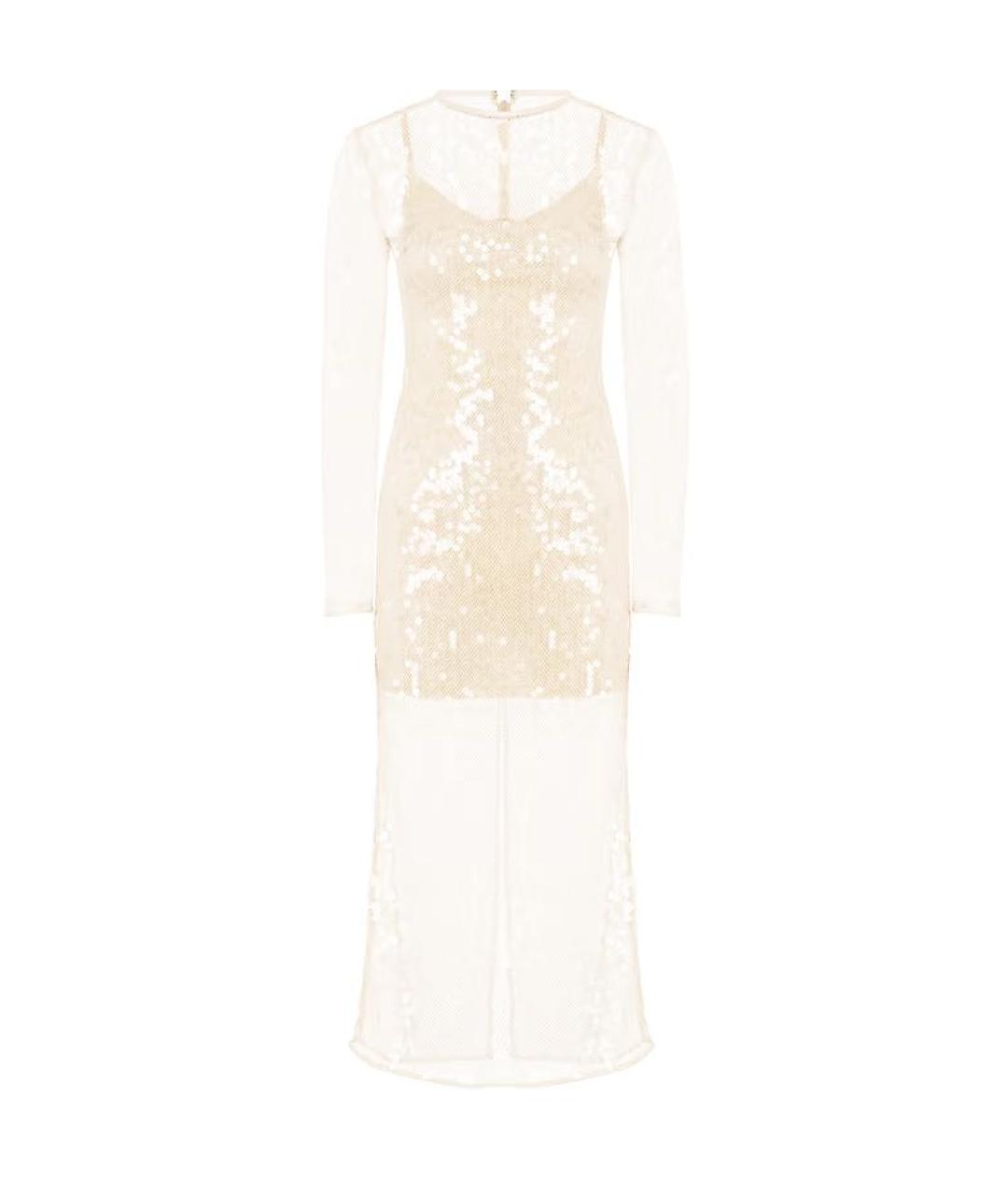 DAVID KOMA Бежевое коктейльное платье, фото 1