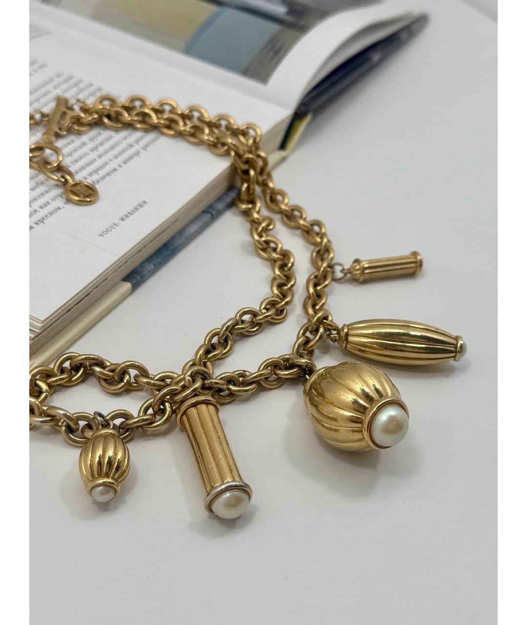 GIVENCHY Золотое металлическое колье, фото 3