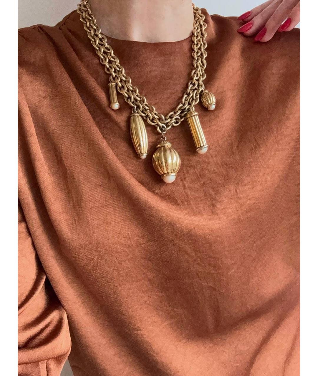 GIVENCHY Золотое металлическое колье, фото 4