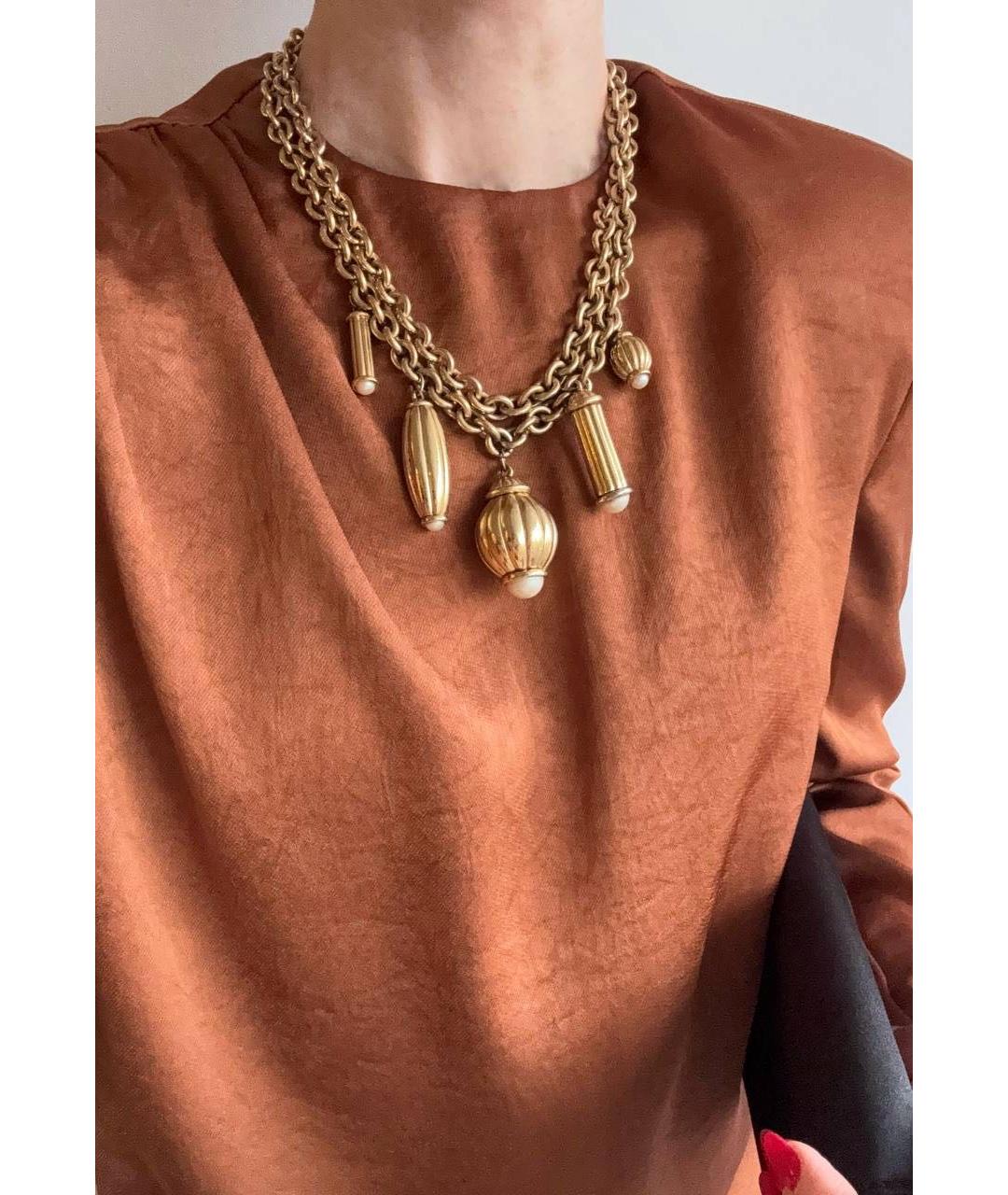 GIVENCHY Золотое металлическое колье, фото 2