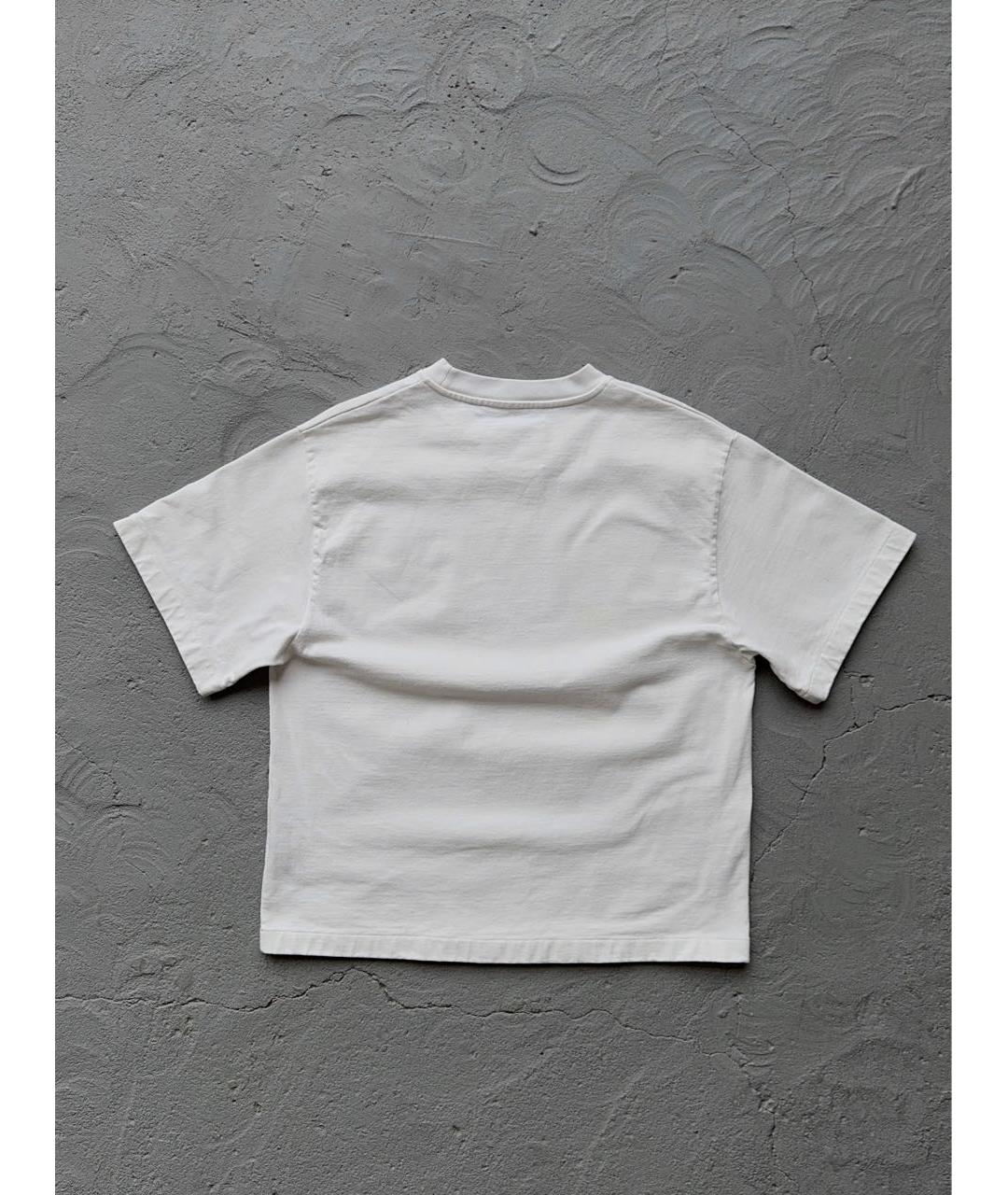 JIL SANDER Белая хлопковая футболка, фото 2