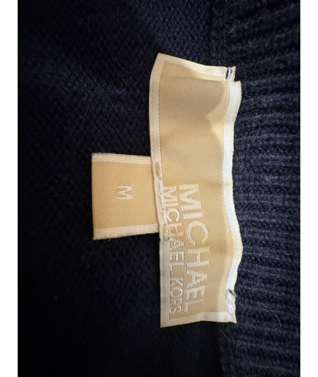 MICHAEL KORS Темно-синий хлопковый джемпер / свитер, фото 3