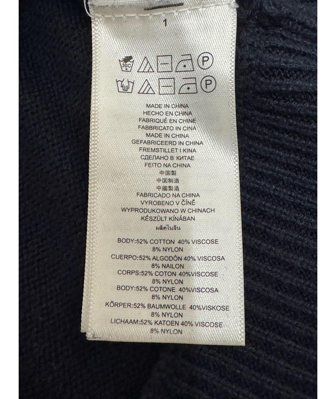 MICHAEL KORS Темно-синий хлопковый джемпер / свитер, фото 7