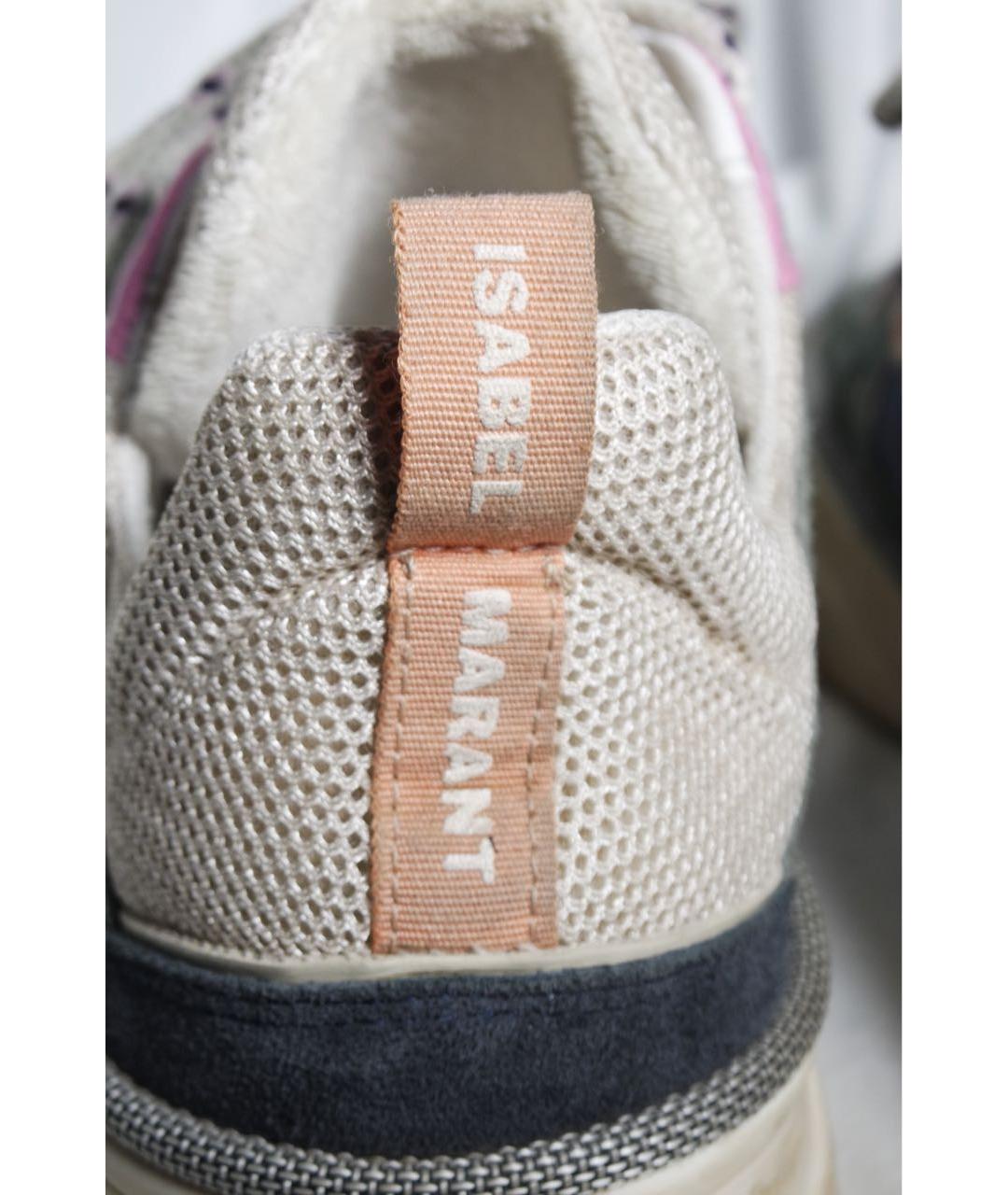 ISABEL MARANT Мульти замшевые кроссовки, фото 6