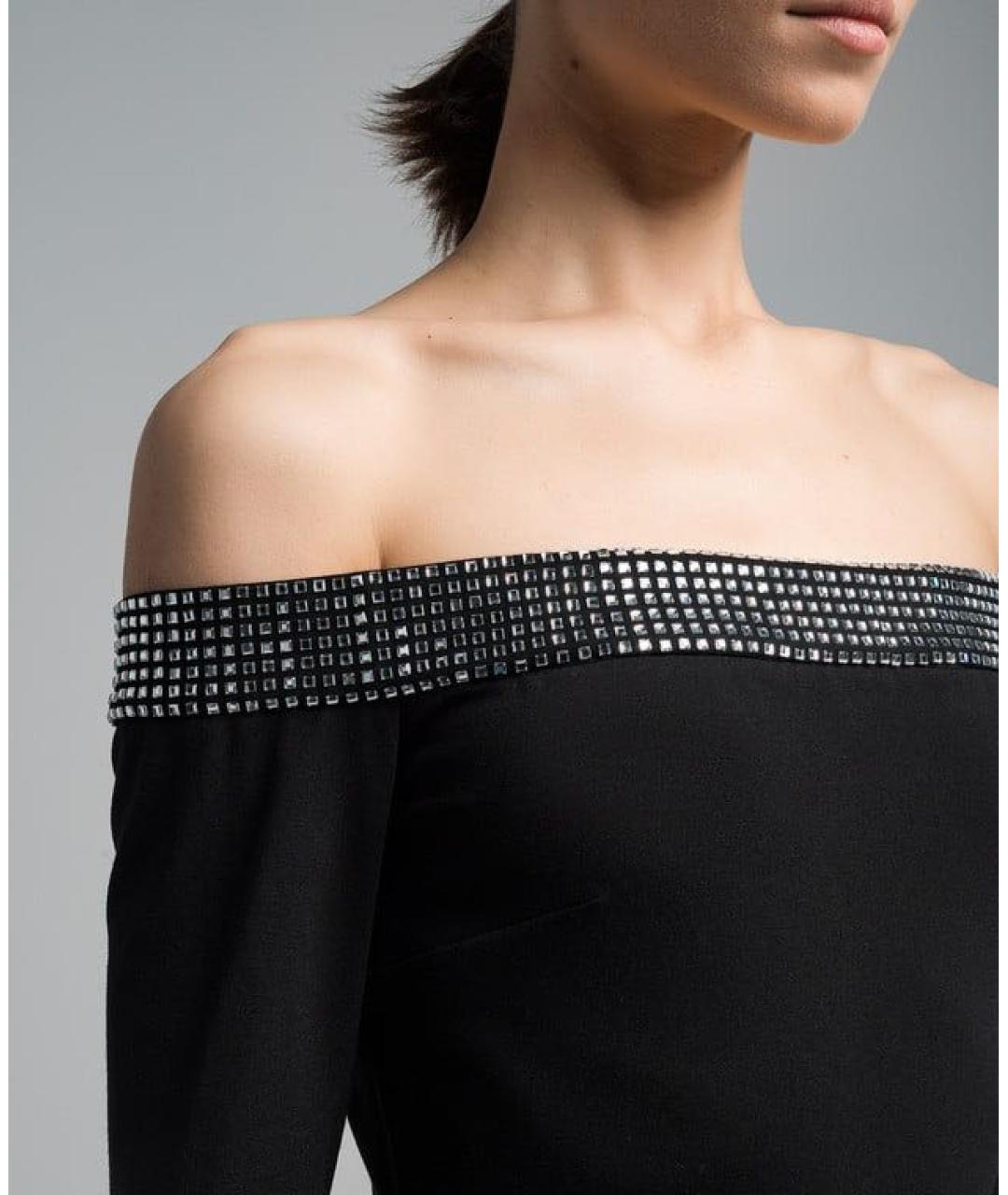 DAVID KOMA Черное коктейльное платье, фото 5