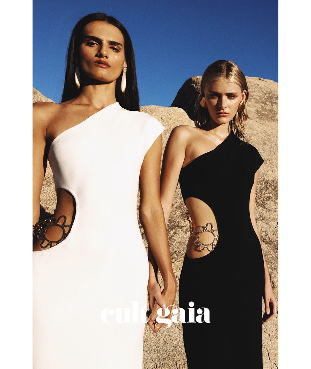 CULT GAIA Черное коктейльное платье, фото 4