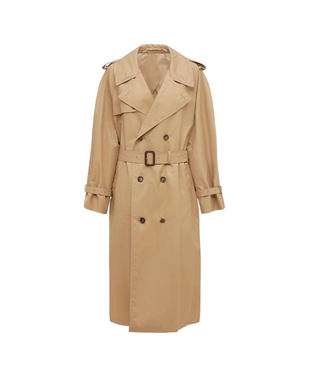 WARDROBE.NYC Бежевый хлопковый тренч/плащ, фото 8