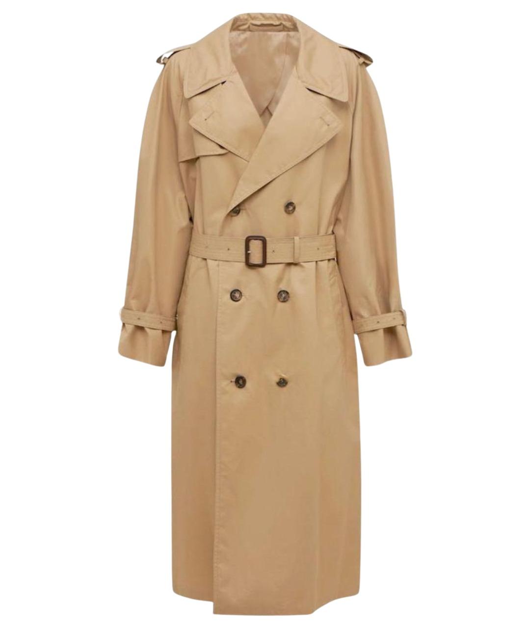 WARDROBE.NYC Бежевый хлопковый тренч/плащ, фото 1
