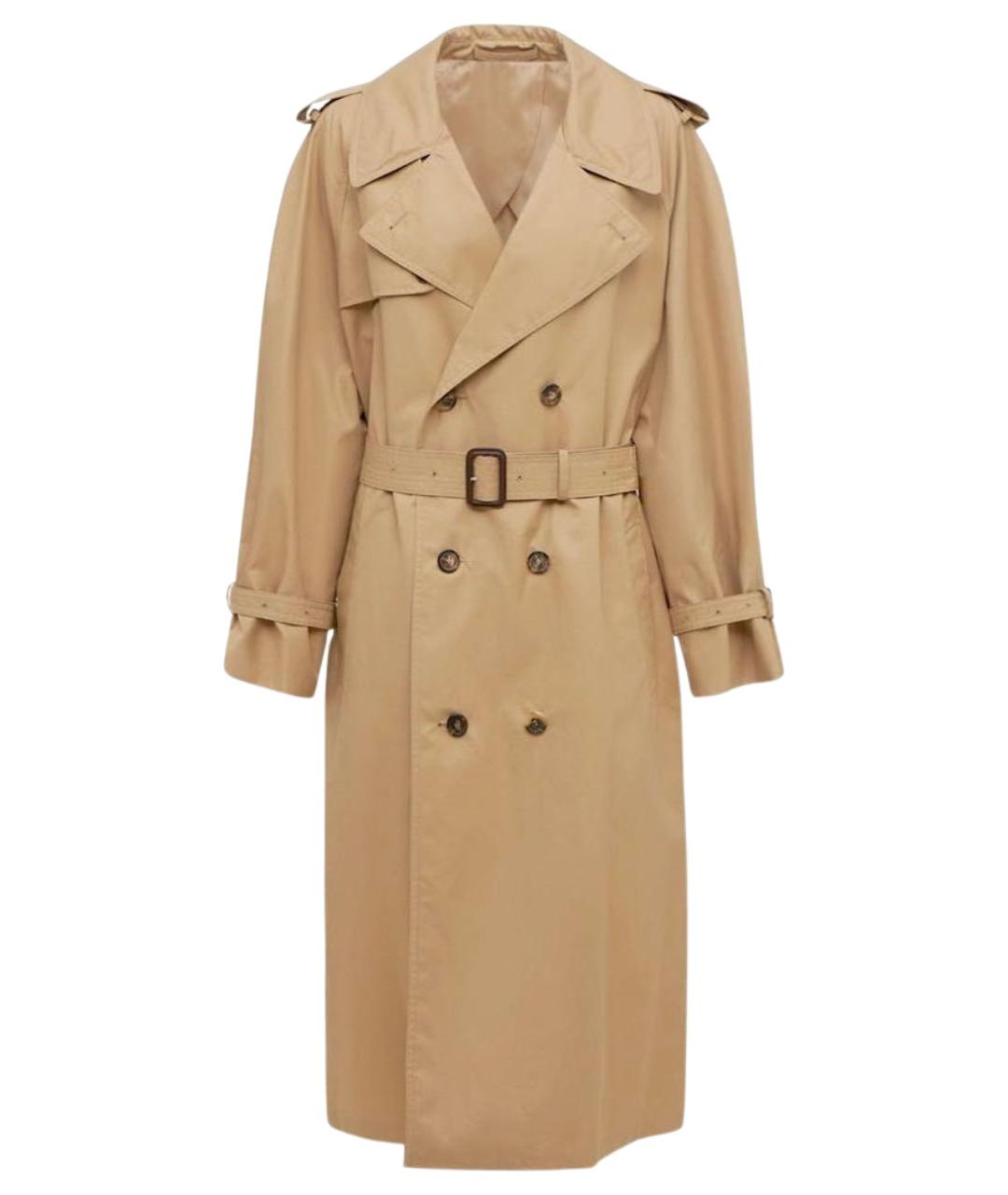 WARDROBE.NYC Бежевый хлопковый тренч/плащ, фото 9