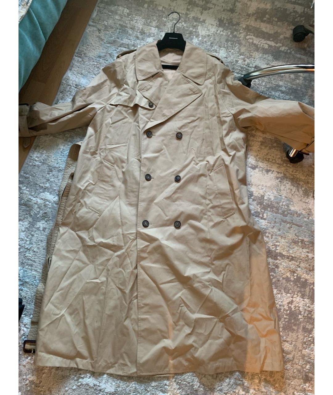 WARDROBE.NYC Бежевый хлопковый тренч/плащ, фото 6