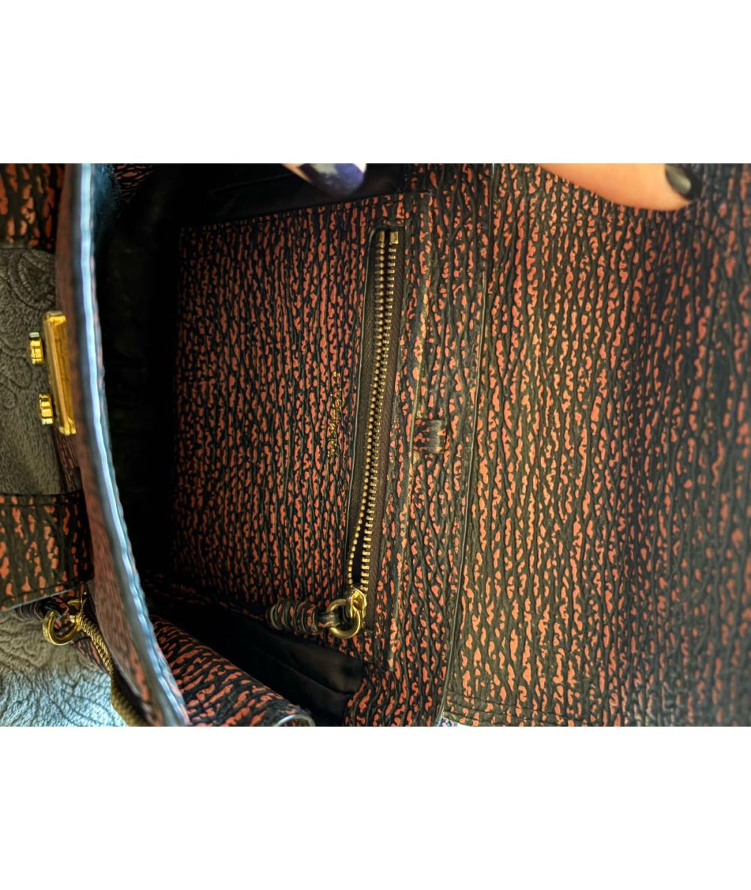 3.1 PHILLIP LIM Бордовая кожаная сумка через плечо, фото 4