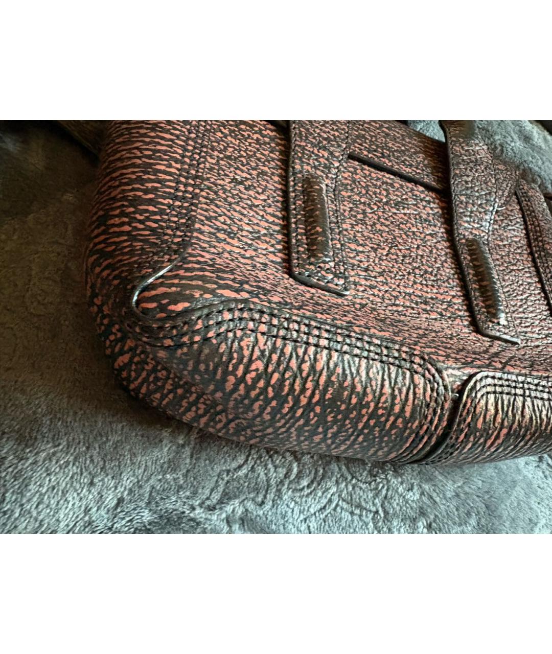 3.1 PHILLIP LIM Бордовая кожаная сумка через плечо, фото 2