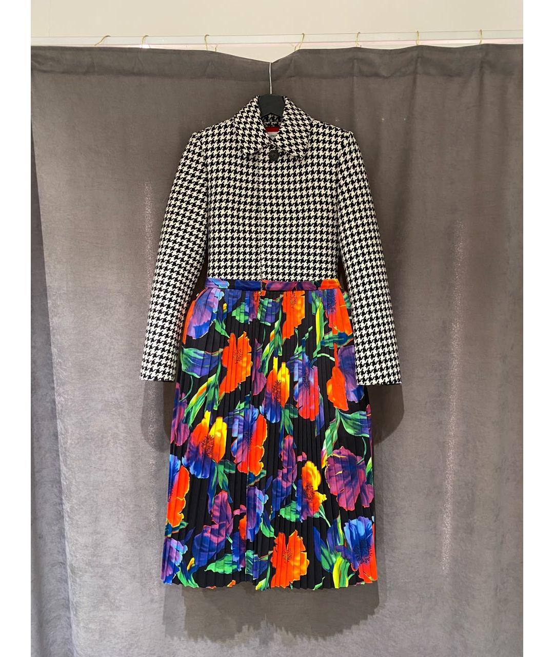 BALENCIAGA Мульти шерстяное пальто, фото 9