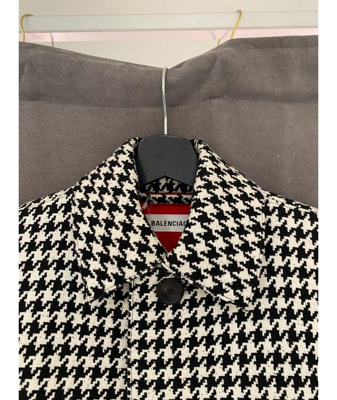 BALENCIAGA Мульти шерстяное пальто, фото 5