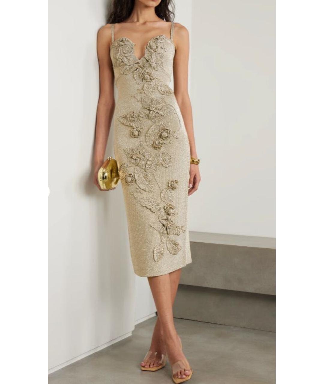 CULT GAIA Бежевое коктейльное платье, фото 6