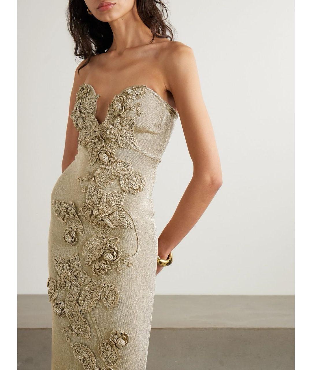 CULT GAIA Бежевое коктейльное платье, фото 5
