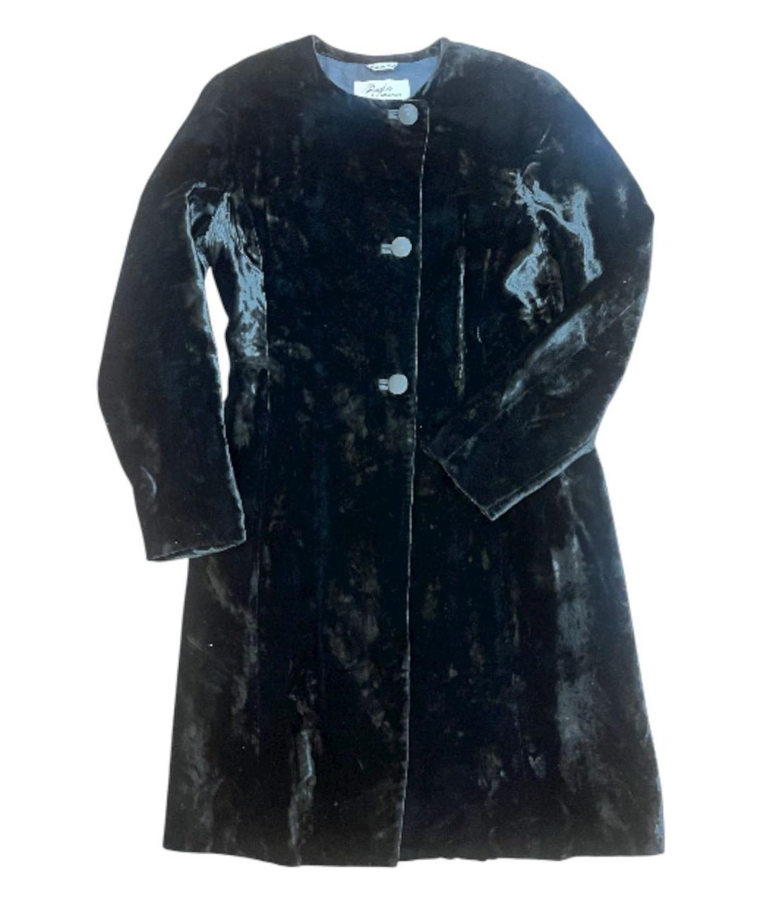 'S MAX MARA Черный бархатный жакет/пиджак, фото 5