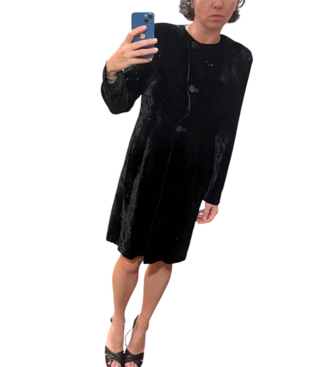 'S MAX MARA Черный бархатный жакет/пиджак, фото 3