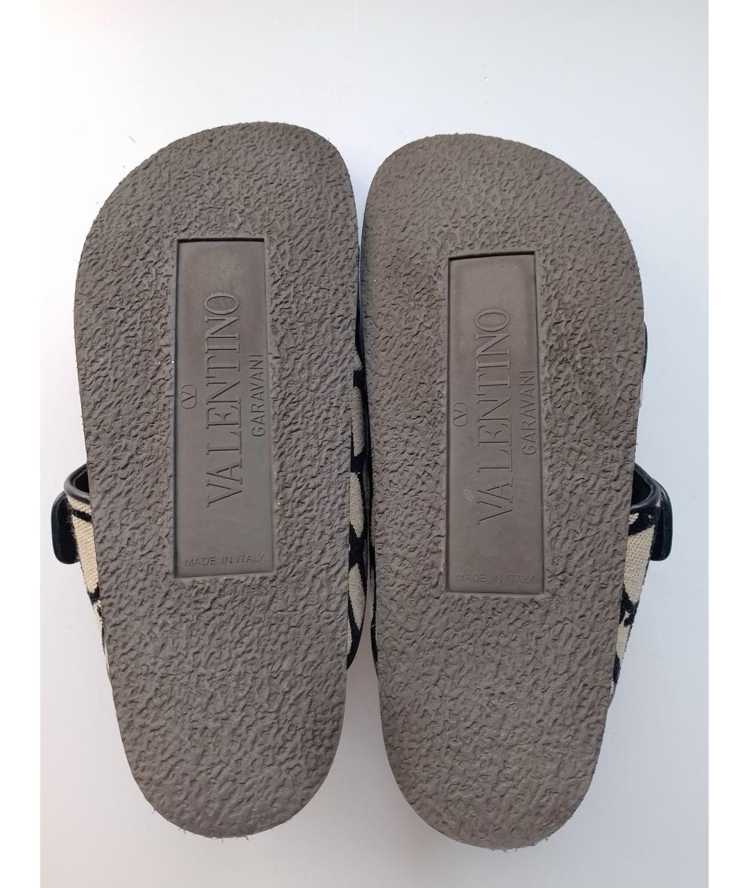 VALENTINO Мульти текстильные шлепанцы, фото 7