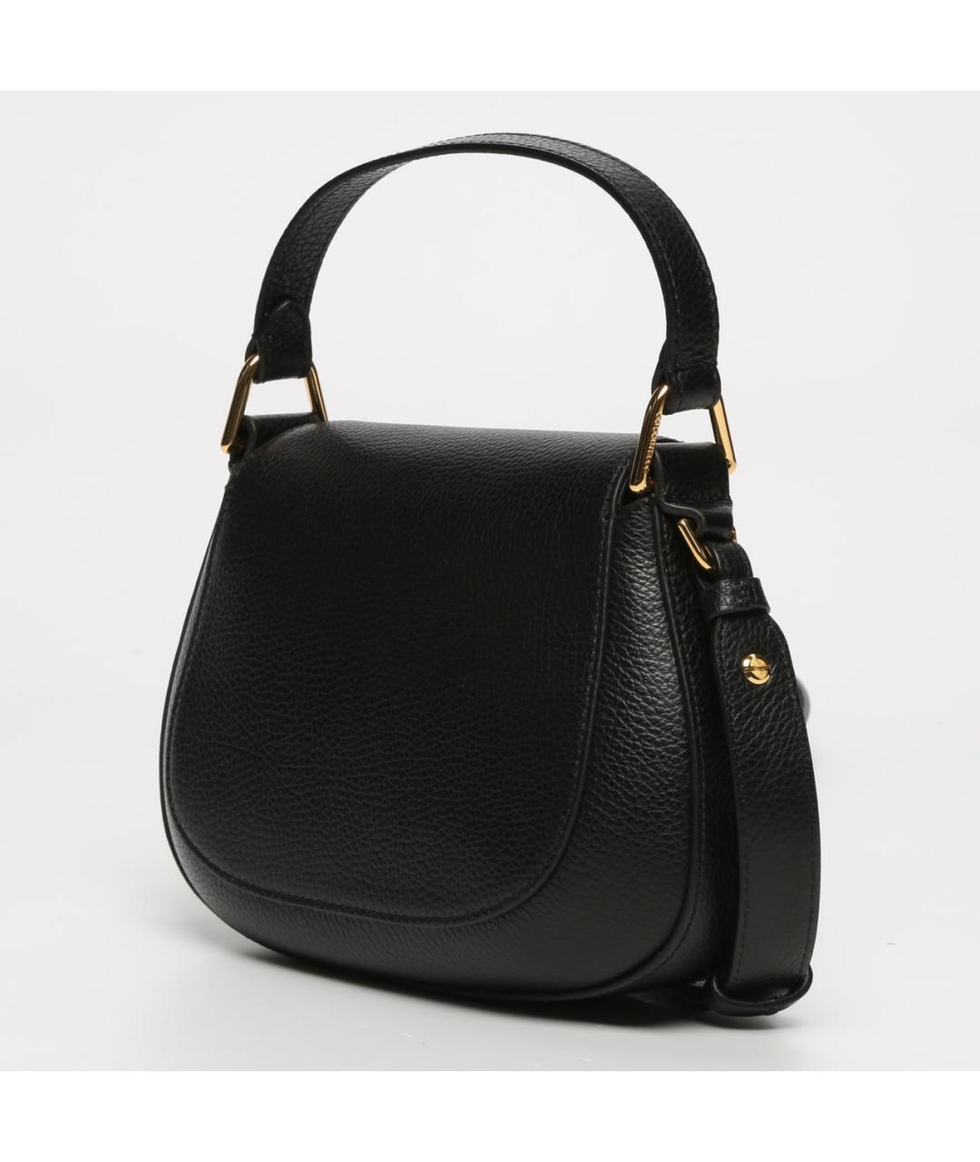 COCCINELLE Черная кожаная сумка через плечо, фото 2