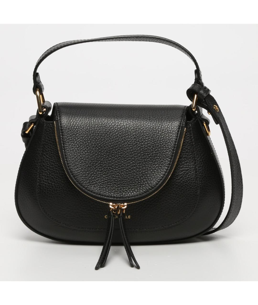 COCCINELLE Черная кожаная сумка через плечо, фото 7