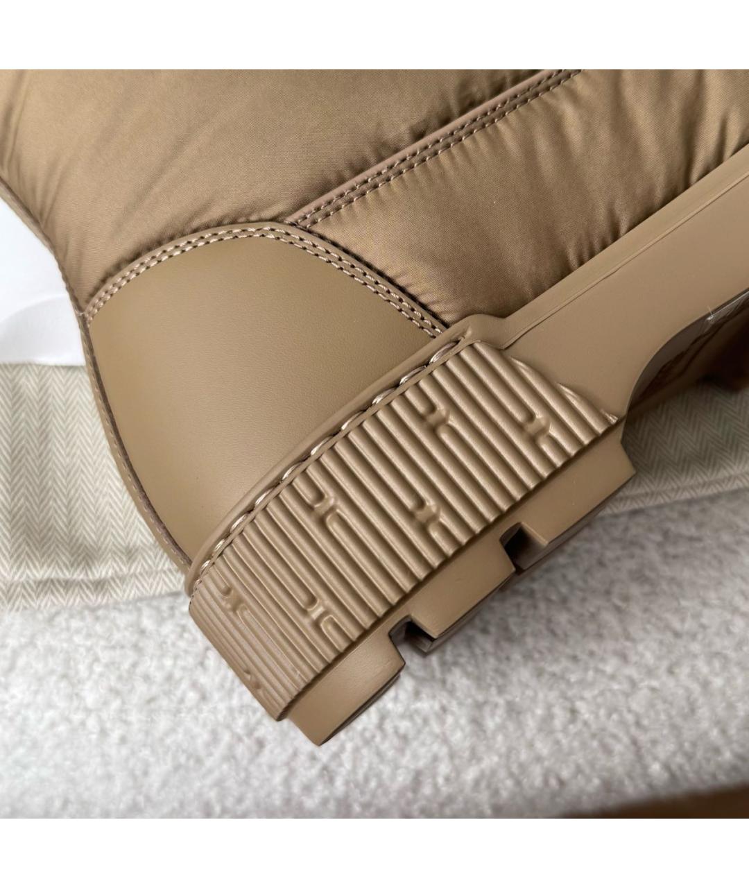 HERMES Бежевые ботинки, фото 5