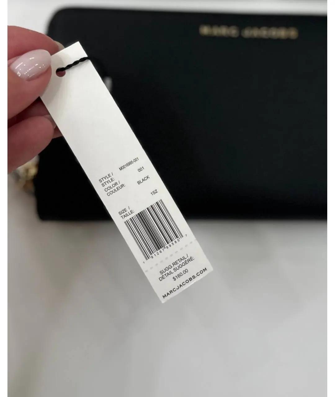 MARC JACOBS Черный кожаный кошелек, фото 5