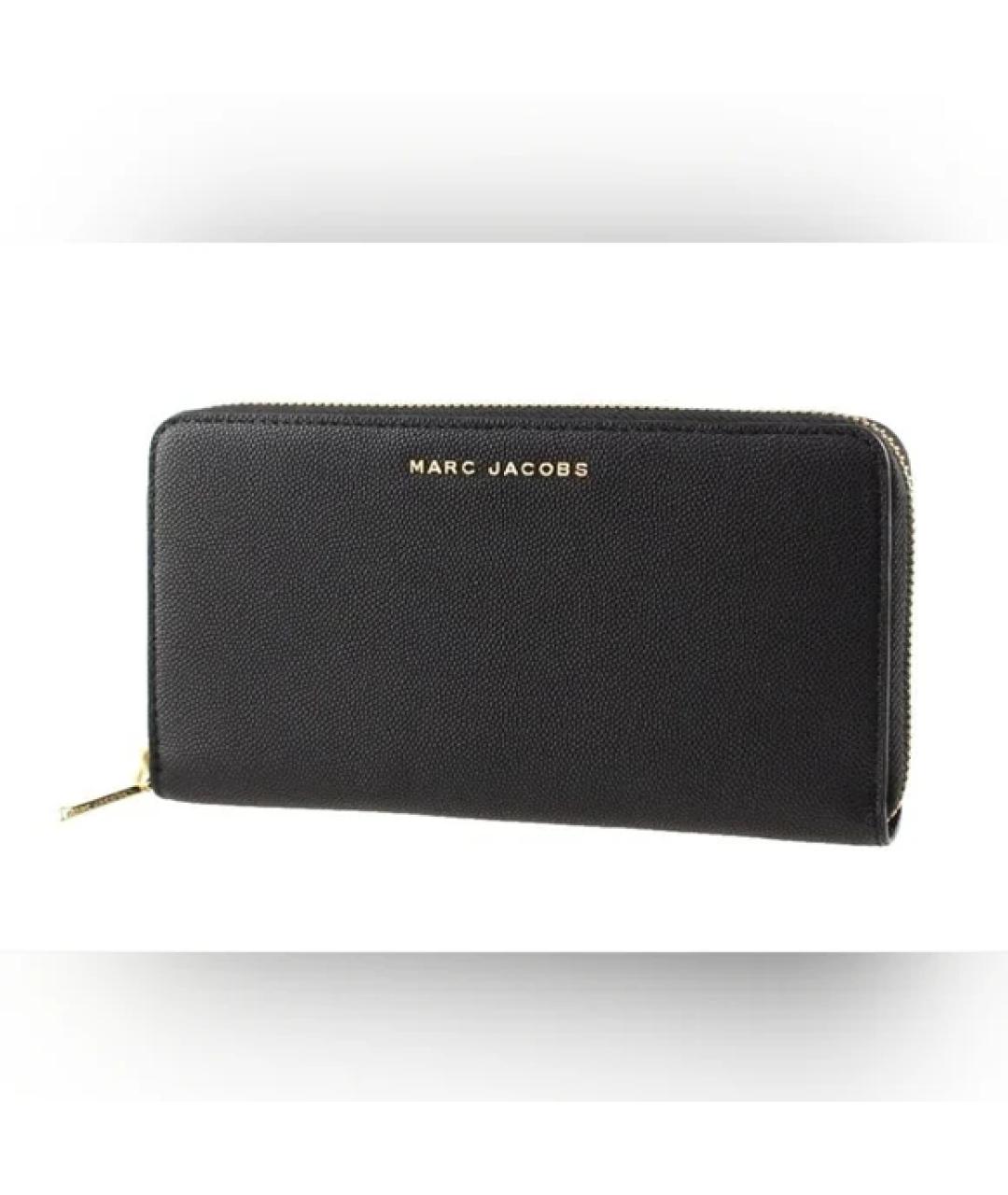 MARC JACOBS Черный кожаный кошелек, фото 6