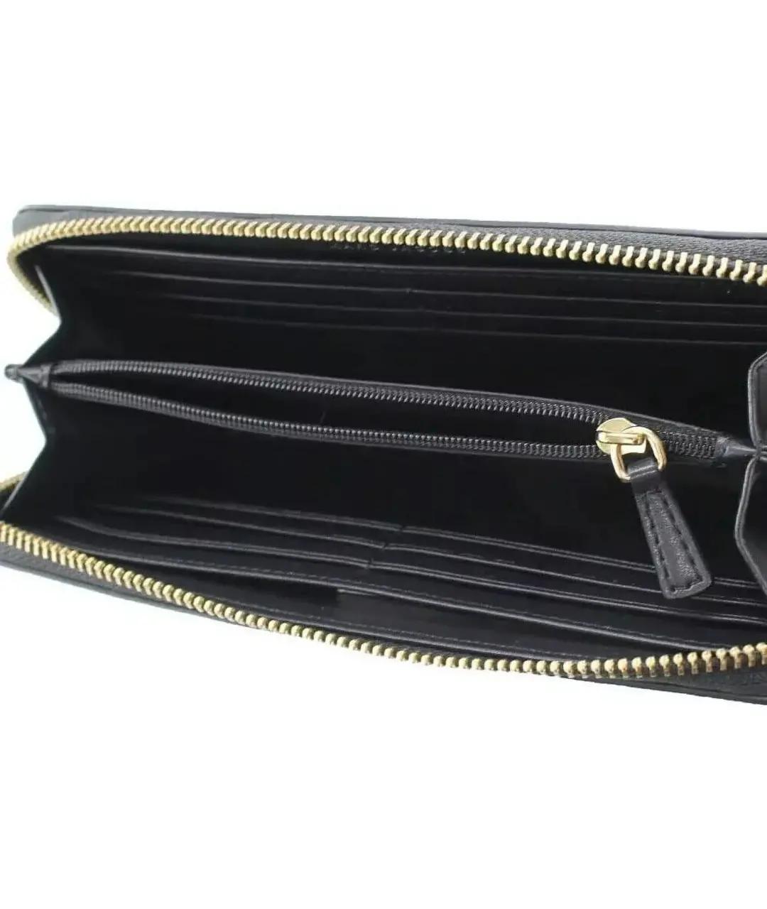 MARC JACOBS Черный кожаный кошелек, фото 2
