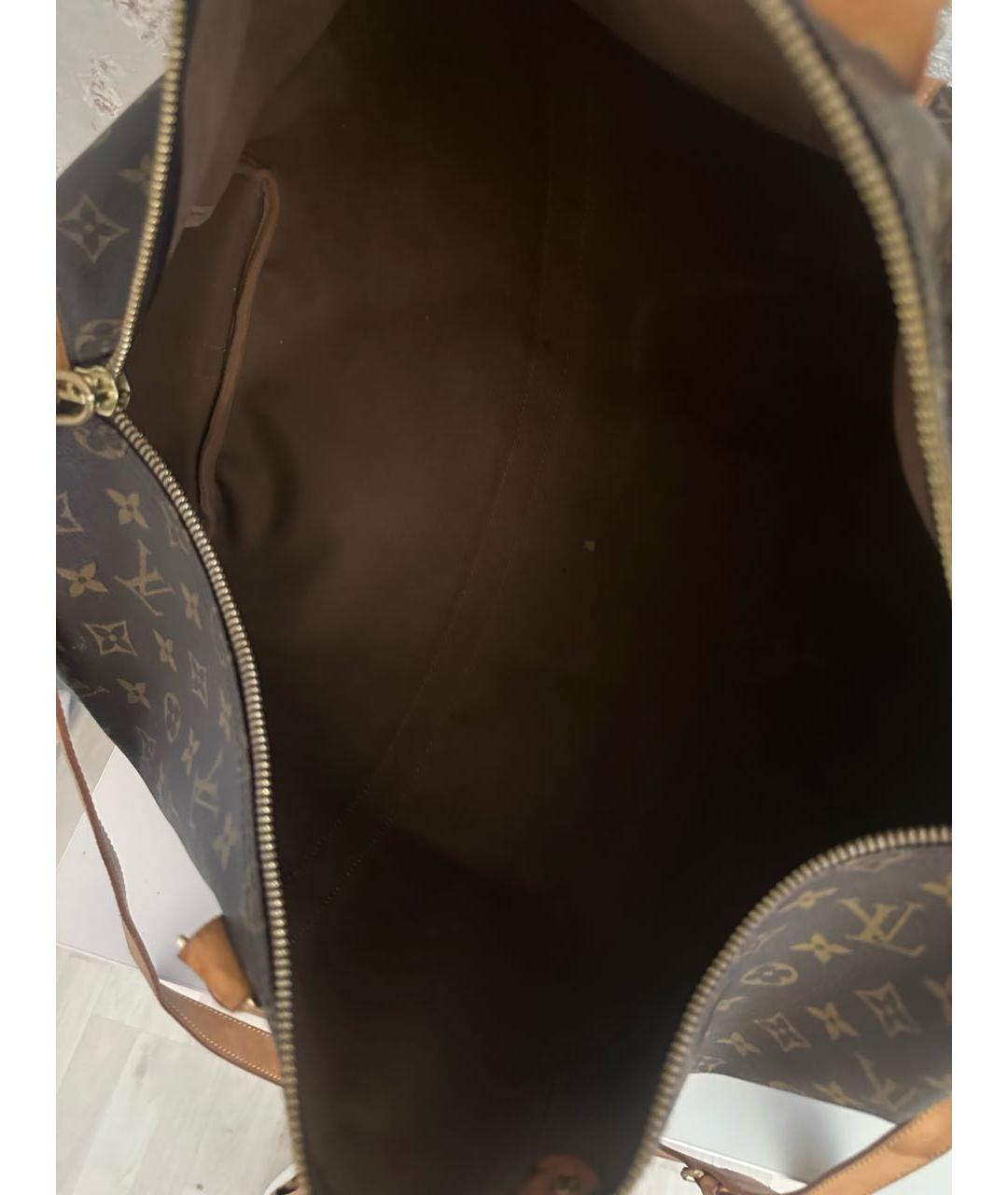 LOUIS VUITTON Коричневая дорожная/спортивная сумка, фото 6