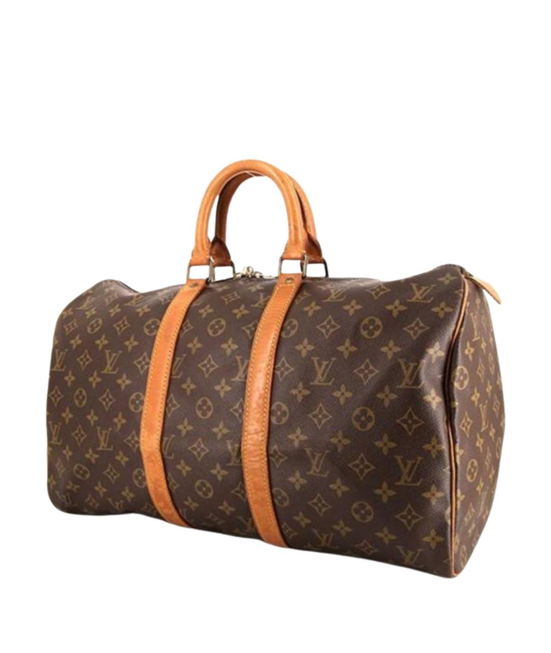 LOUIS VUITTON Коричневая дорожная/спортивная сумка, фото 1