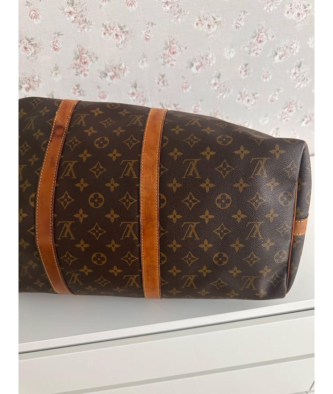 LOUIS VUITTON Коричневая дорожная/спортивная сумка, фото 5