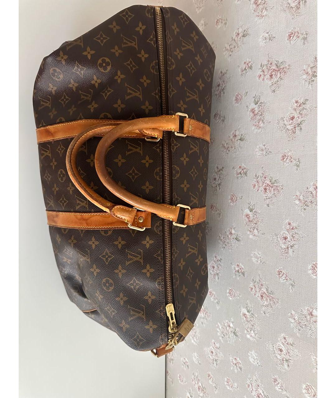 LOUIS VUITTON Коричневая дорожная/спортивная сумка, фото 3