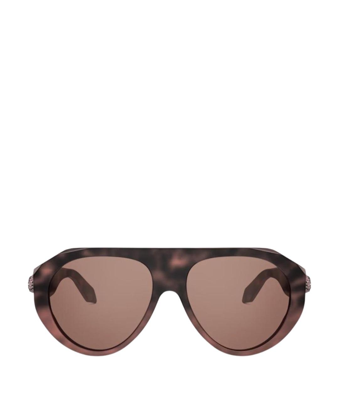 BVLGARI Розовые пластиковые солнцезащитные очки, фото 1