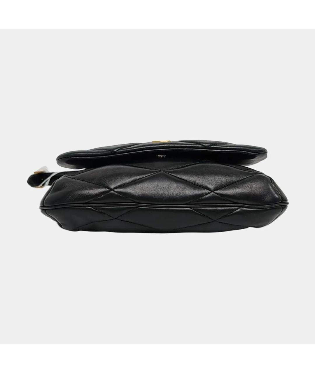 SAINT LAURENT Черная кожаная сумка через плечо, фото 5