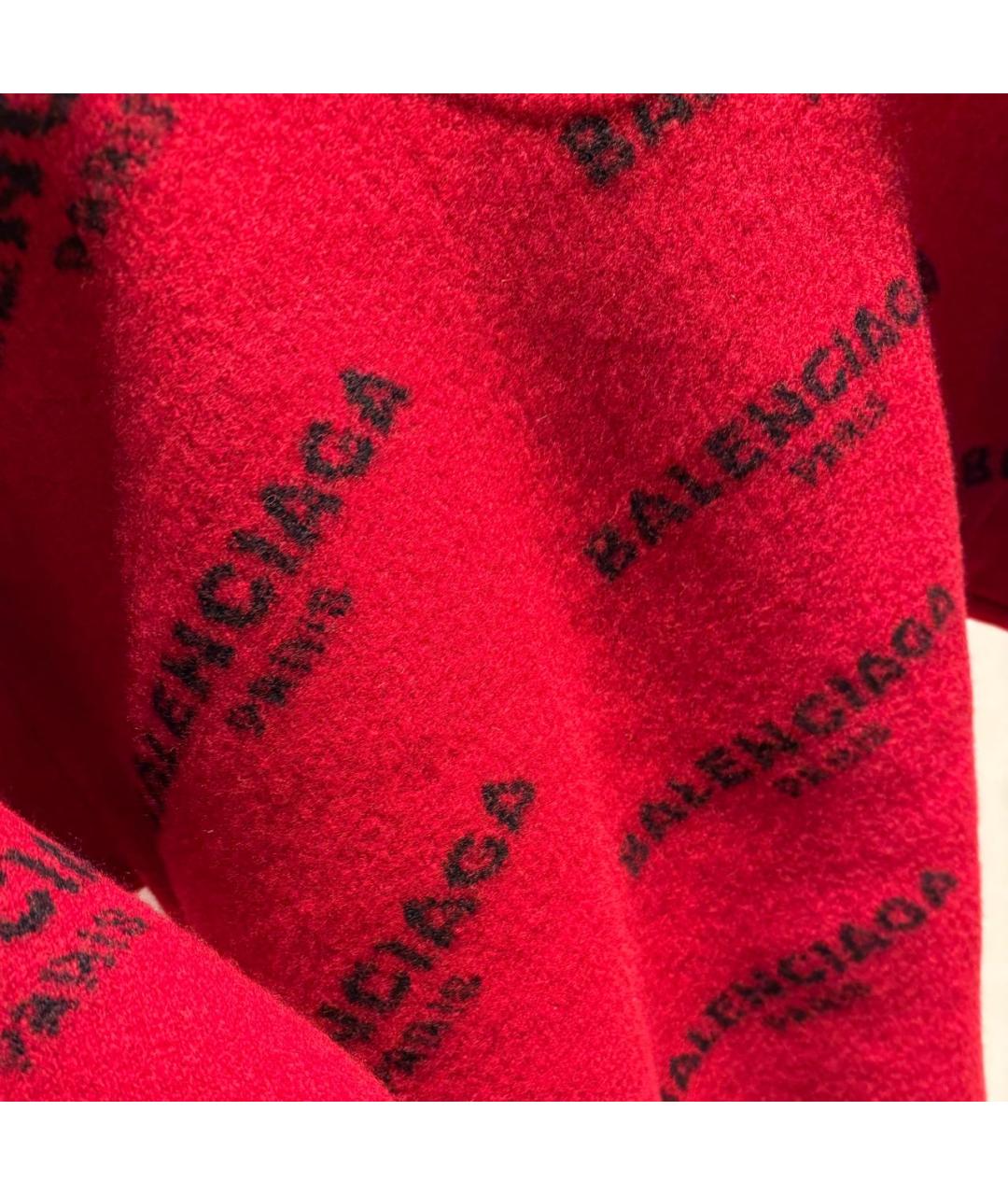 BALENCIAGA Красный шерстяной джемпер / свитер, фото 6