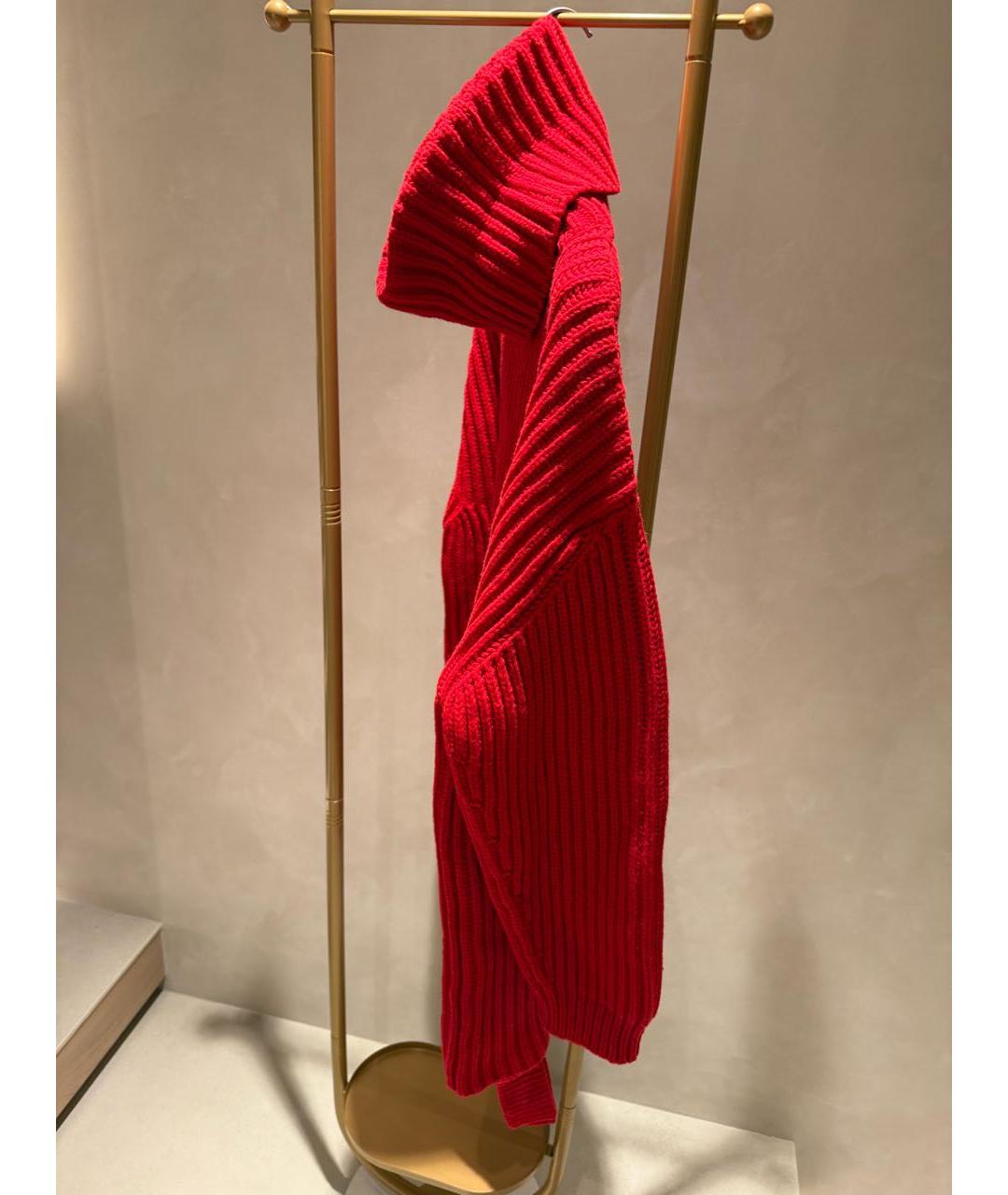 BALENCIAGA Красный шерстяной джемпер / свитер, фото 4