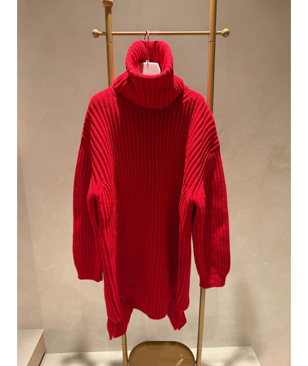 BALENCIAGA Красный шерстяной джемпер / свитер, фото 8