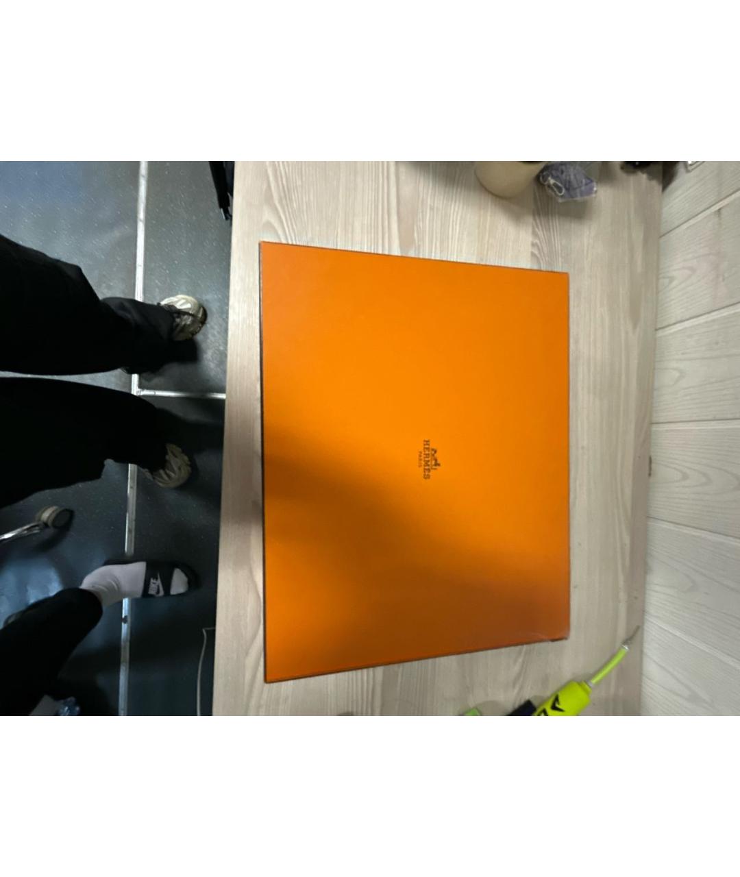 HERMES Черные кожаные ботинки, фото 5