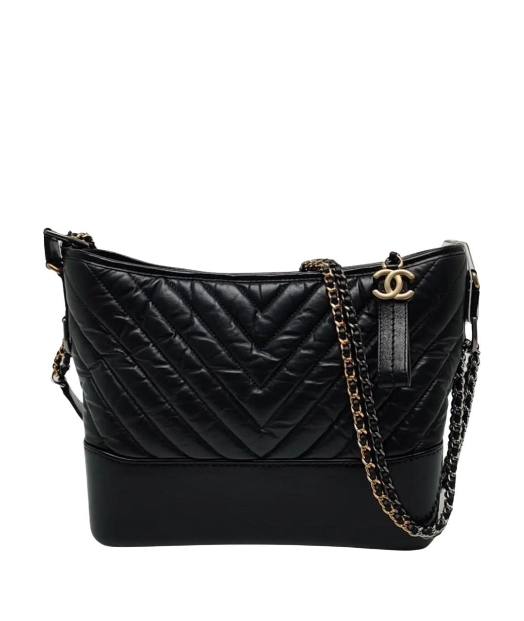 CHANEL Черная кожаная сумка тоут, фото 1