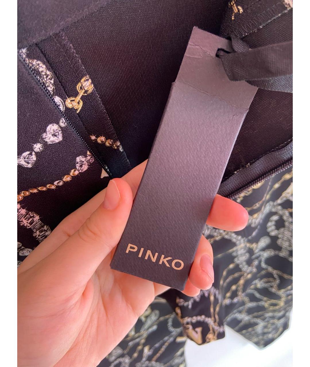 PINKO Черные брюки узкие, фото 3