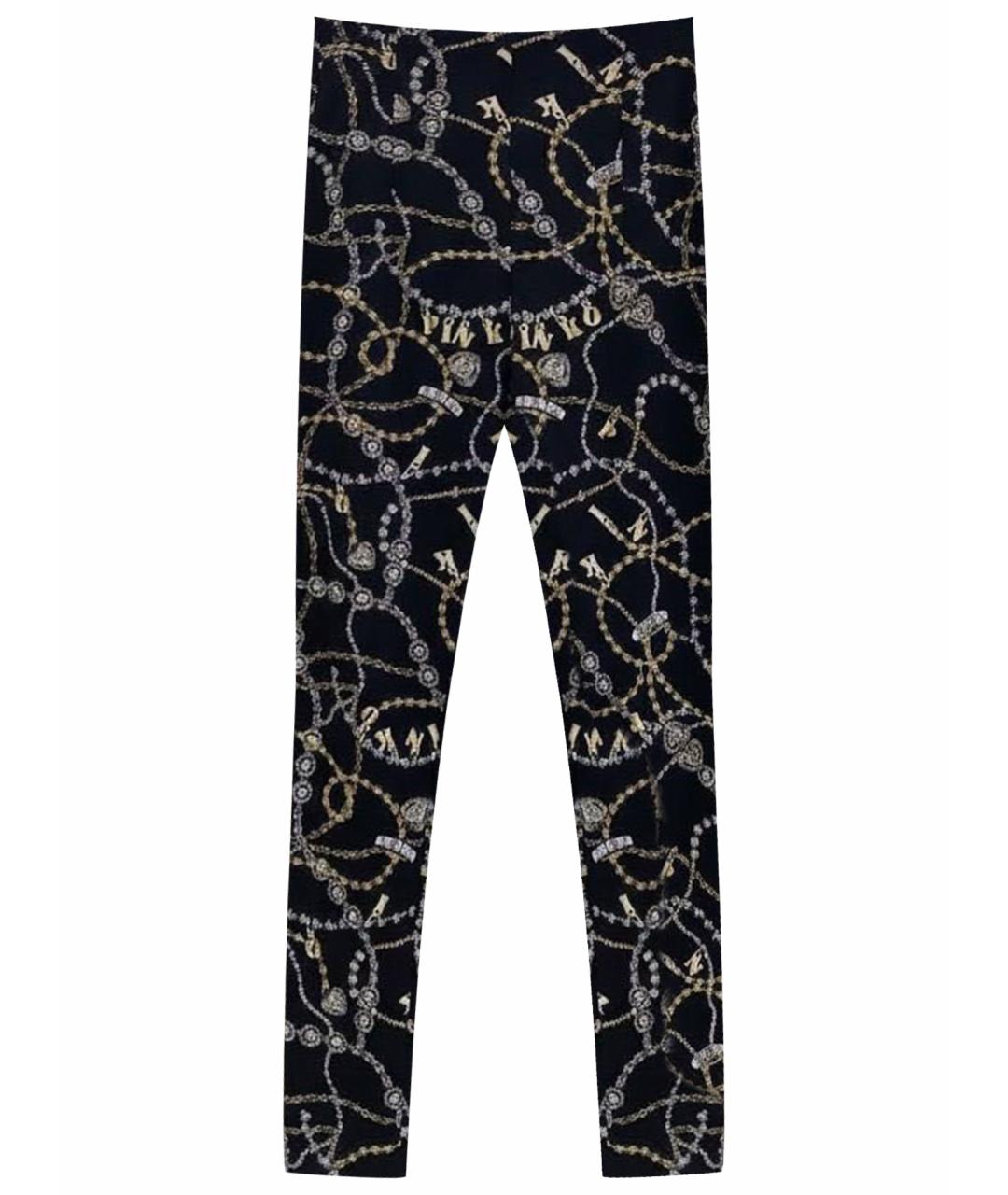 PINKO Черные брюки узкие, фото 1