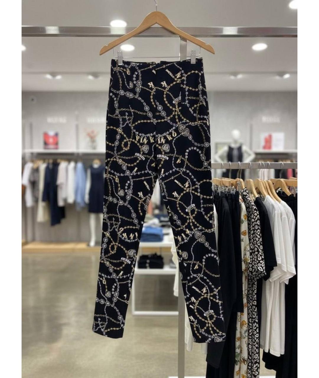 PINKO Черные брюки узкие, фото 4